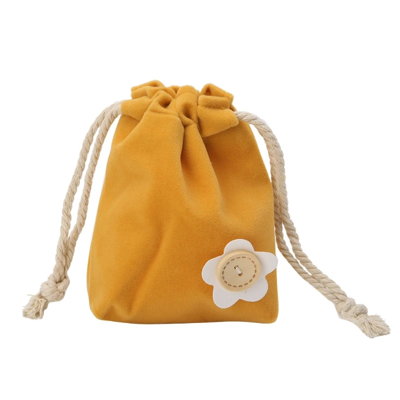 

Small Drawstring Bag Christmas Candy Bags Jewelry Pouch Purse Coin Case Gift New