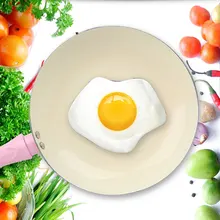 26-30 см антипригарная бездымный омлет сковорода кухонная керамика сковороды стейк/сковорода для яиц блинов наружные кухонные принадлежности 217