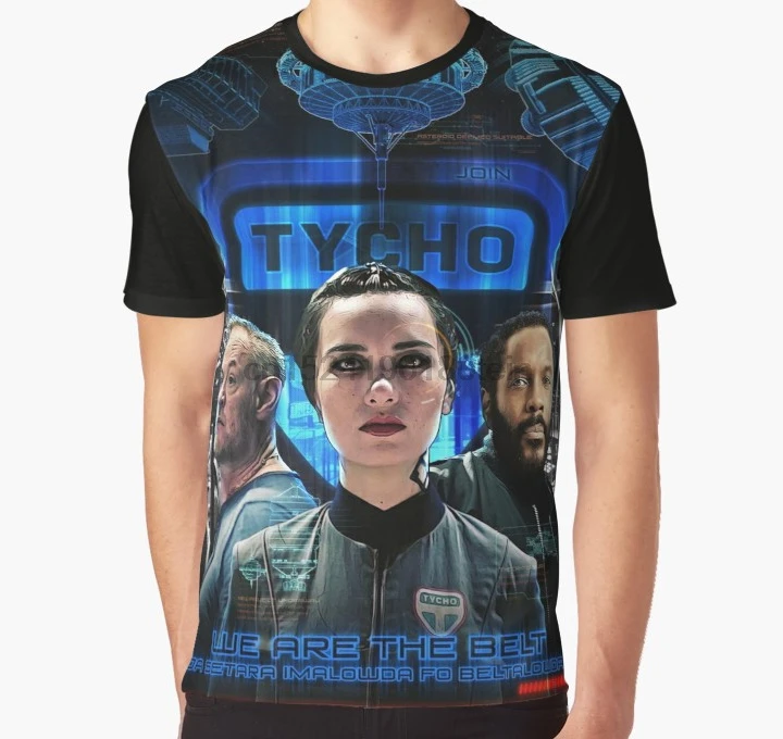 

All Over Print 3D Tshirt Men Funny T Shirt The Expanse Recruitment Posters Tycho Full Print Big print Graphic T-Shirt