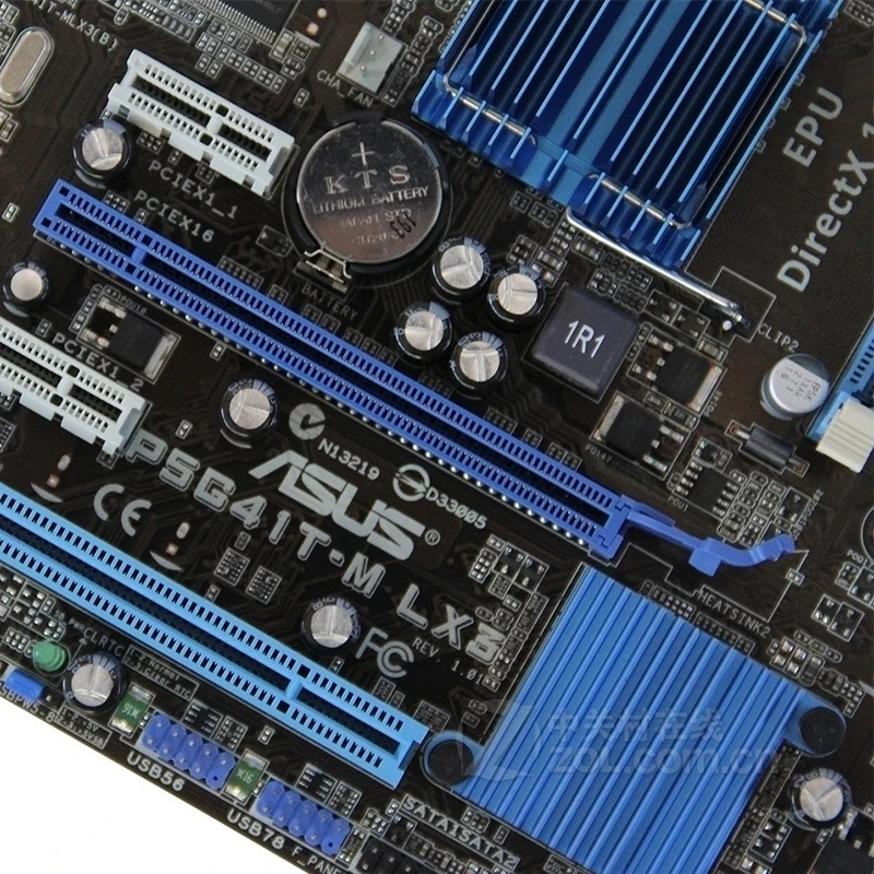 ASUS P5G41T M LX3 материнская плата LGA 775 DDR3 8 ГБ для Intel G41 Plus SATA II PCI E X16 б/у|Материнские