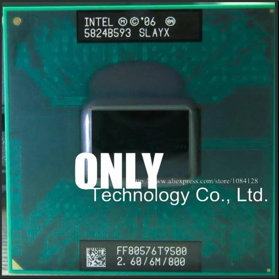 Процессор для ноутбука Core 2 Duo T9500 6 Мб кэш/2 ГГц/800/двухъядерный процессор 479 GM45/PM45