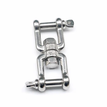 

Jaw-Jaw Swivel Anchor Chain Connector Marine Grade 304 Stainless Steel Quick Release Shackle Marine Hardware
