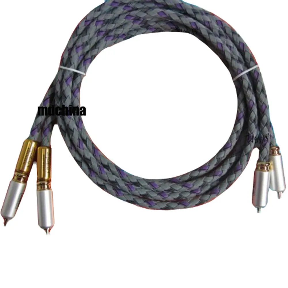 Односторонний золотой RCA кабель XLO для подключения бренда S3 1 м|rca interconnect cable|interconnect