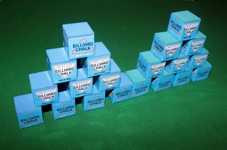PTX Бильярдный Мел Зеленый Синий бильярдный бассейн Мел бильярдные аксессуары 9 штук для матча Мел для снукера профессиональных игроков