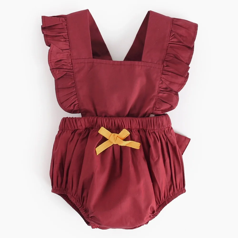cute red romper