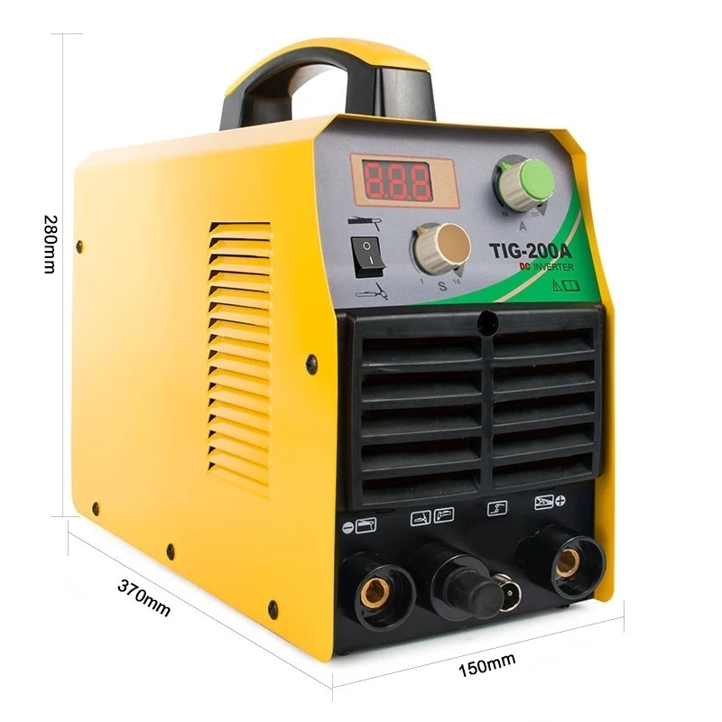 TIG-200A  220V Welding Machine DC Inverter Welder ARC STICK  Single Phase 220V Welding Machine With Accessories