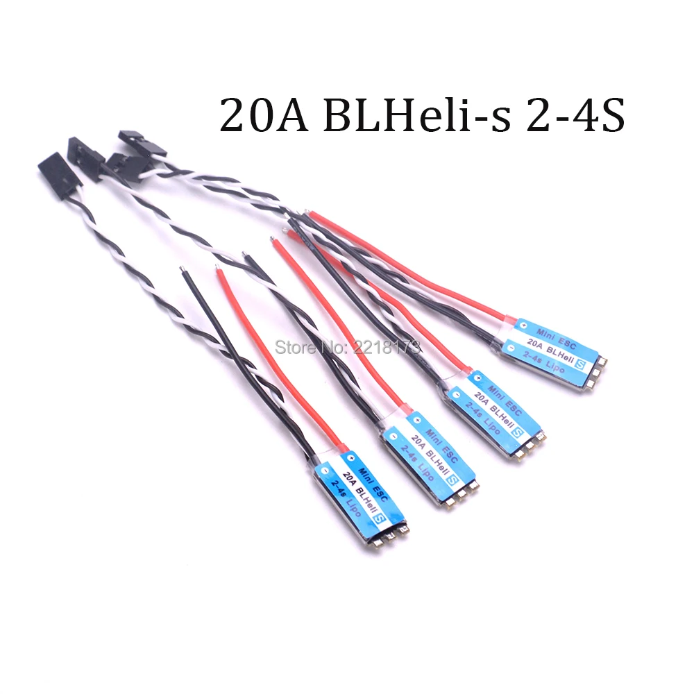 

Mini BLHeli-S 20A 2-4S ESC support oneshot125 for Floss 210mm 215mm True X 243mm LX5 220mm FPV Race Quadcopter