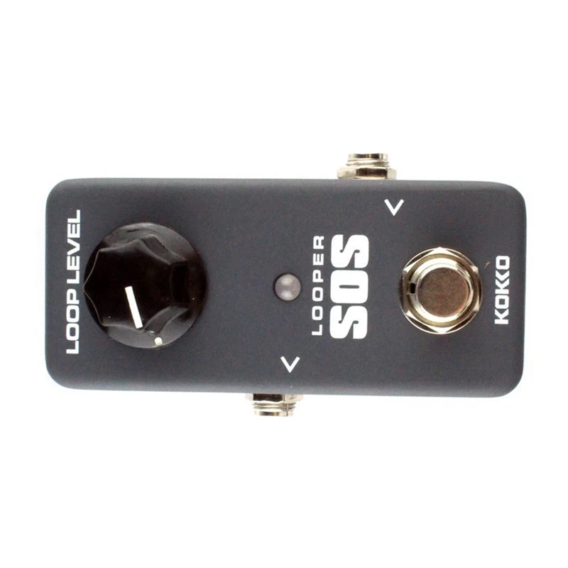 

KOKKO FLP-2 Looper Guitar Pedal Loop Electric Guitar Effect Pedal Aluminum Alloy True Bypass Unlimited Overdubs Guitar Parts