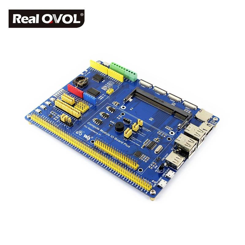 

Compute Module IO Board Plus Composite Breakout Board for Developing with Raspberry Pi CM3, CM3L Various common use components