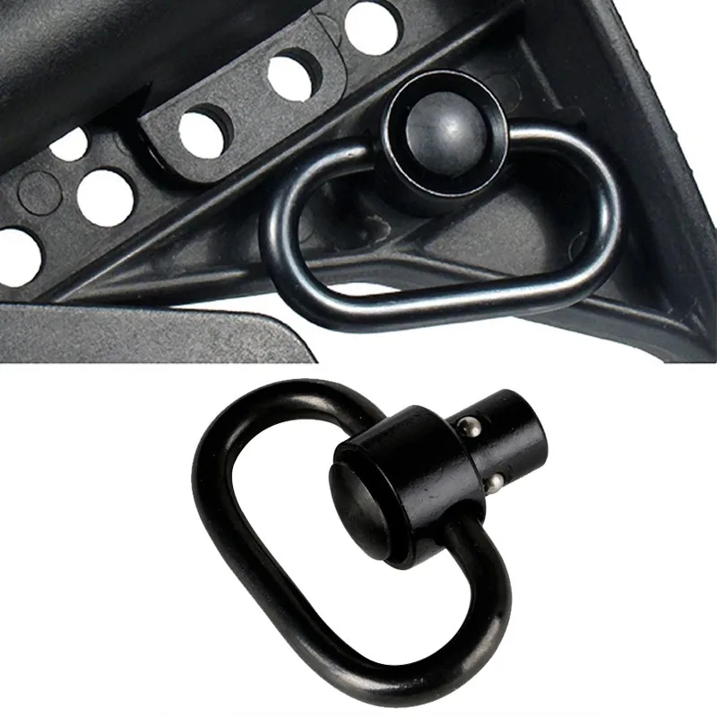 

2pcs Quick Detach Release QD Sling Swivel Scope Mount Ring Detachable Button Strap Ring Holder Support