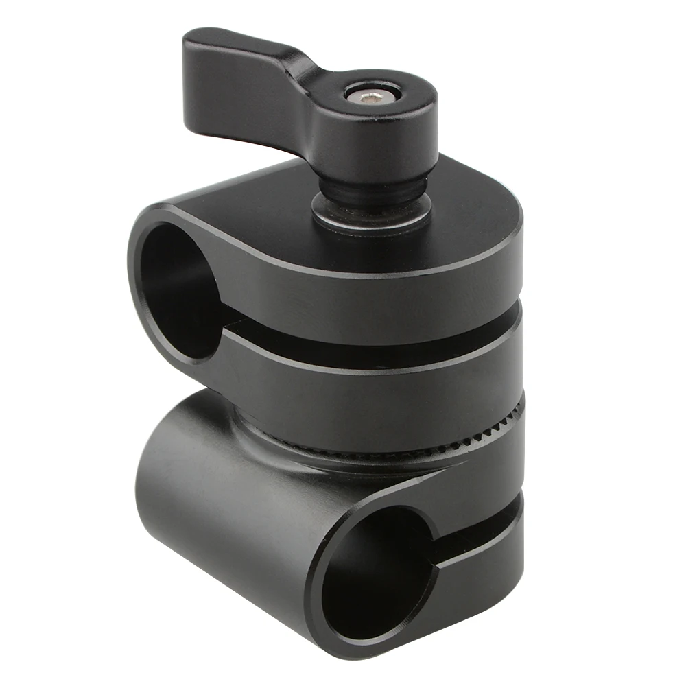 CAMVATE 15mm Rod Clamp Swivel Railblock with Rosette Jointin Photo