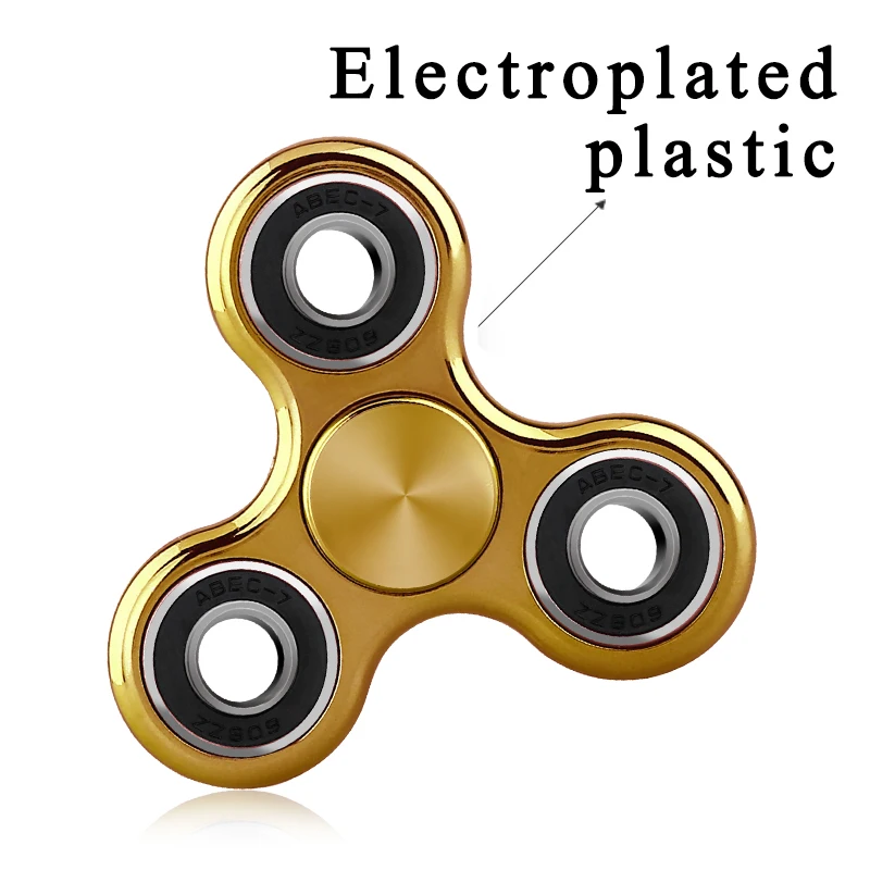 Hand Spinner Toq Brand Fid Spinner Plating Gold EDC Finger Fi