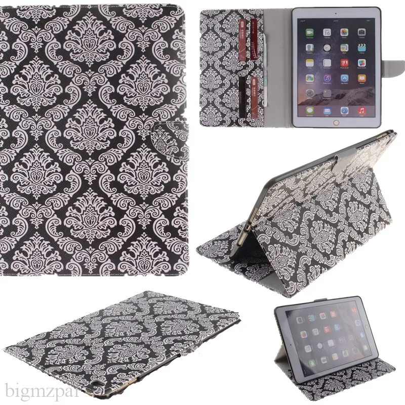 PU Leather Wallet Flip Case For Apple Air 2 Case For Apple Ipad 6 Folio Stand Tablet Cover 9.7 Inch Protector Skin Fundas Coque (72)