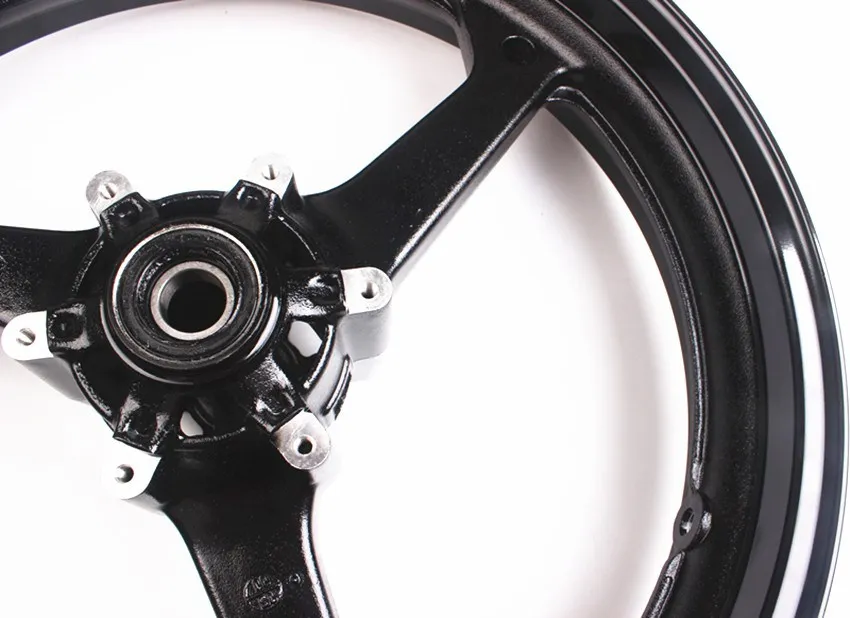 Переднего колеса обода черный 1 шт. для Honda CBR600RR 2007-2012 2008 2009 2010 2011
