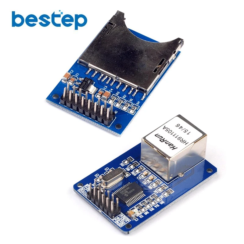 Сетевой модуль ENC28J60 Ethernet LAN схема для 51 AVR LPC + SD карты считыватель сокетов|module