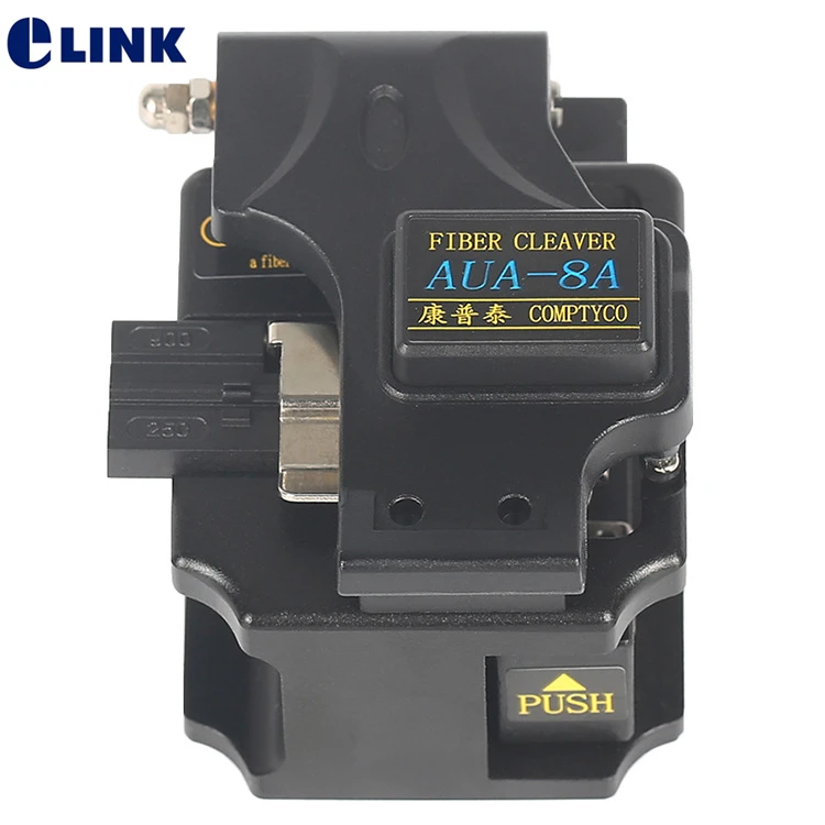 Fiber Cleaver Connector AUA-6C Optical Fiber Cleaver FTTH Shatter-resistant Bag 