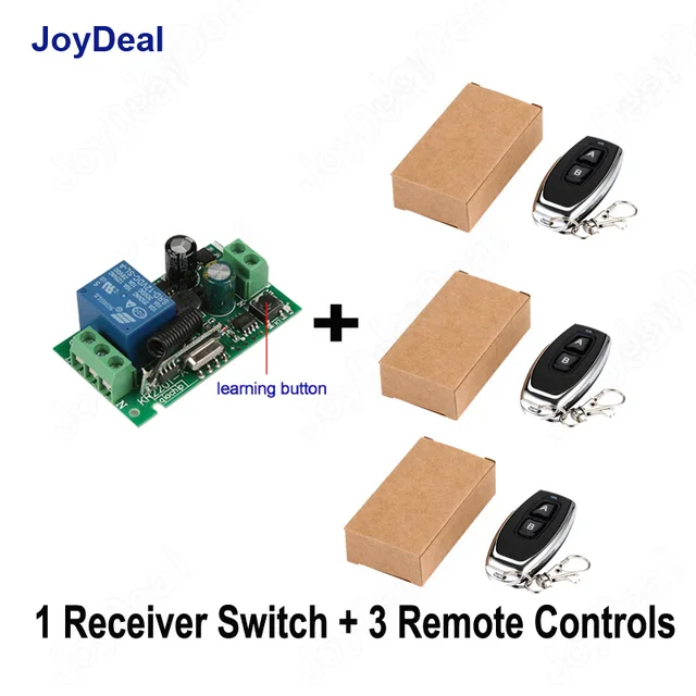 1 Receiver and 3 RC