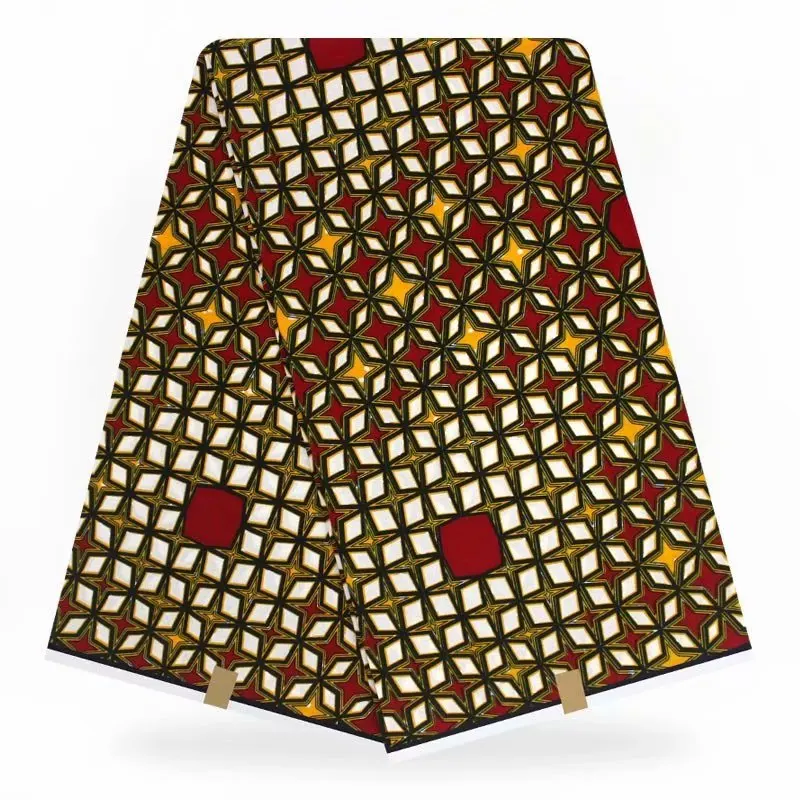 

2019 Ankara african wax print fabric 100% cotton African Hollandais Real Dutch Printed Wax patchwork fabric F903-22