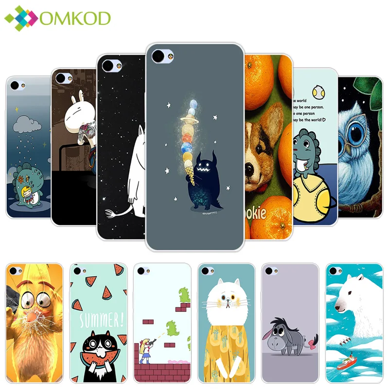 

5.0'' For Meizu U10 Fundas Black Back Matte Cover For Meizu U 10 TPU Silicone Coque For Meizu Meilan U10 Cute Hippo Phone Case