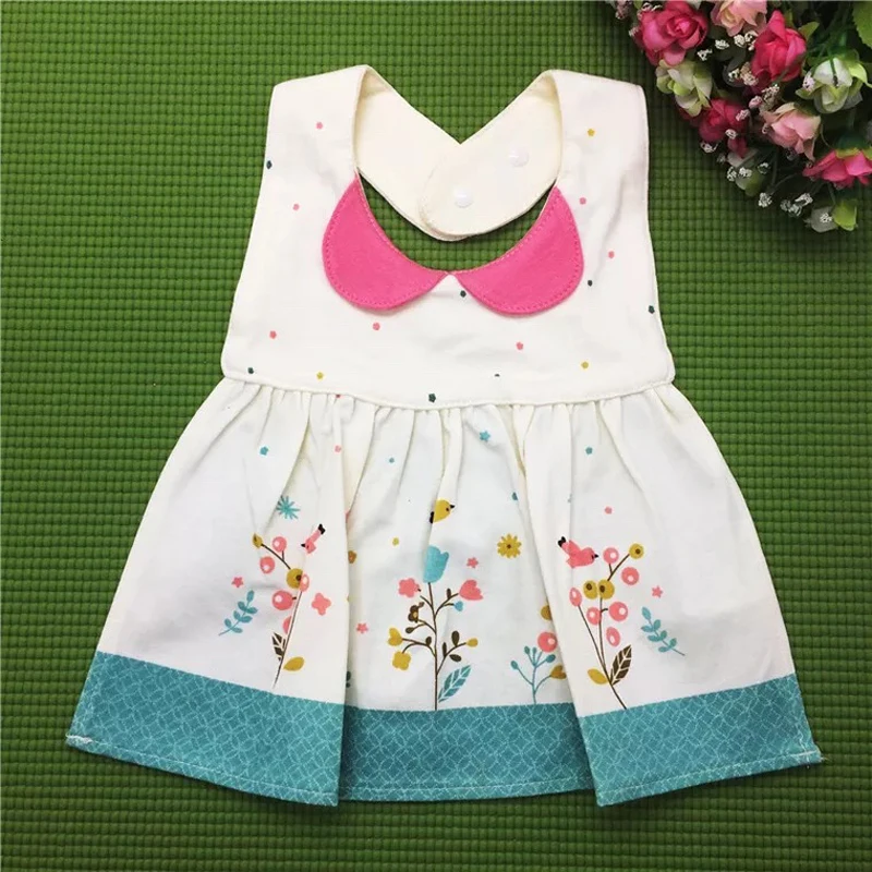 Baby bibs fashion Aprons Fancy Infant Baby full dress style Waterproof