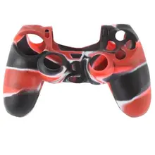 Крутые Эластичные Обтягивающие Леггинсы камуфляжного Мягкий силиконовый чехол защитная кожа для sony Playstation 4 PS4 контроллера Dualshock 4