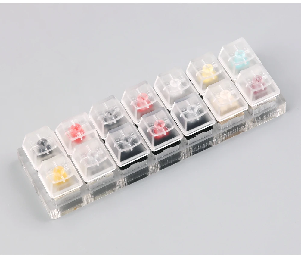Clicky линейный тактильный переключатель тестер cherry zealio gateron коробка переключатель тестер с прозрачной клавишей