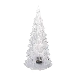 Меняющий цвет светодиодный искусственный елка из кристалла украшения Рождественский ночник