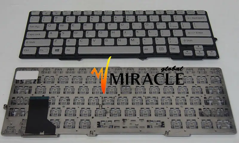 

Repair You Life Laptop Keyboard for Sony for VAIO SVE-13 SVE13 SVS-13 SVS13 US English layout silver replacement New Genuine