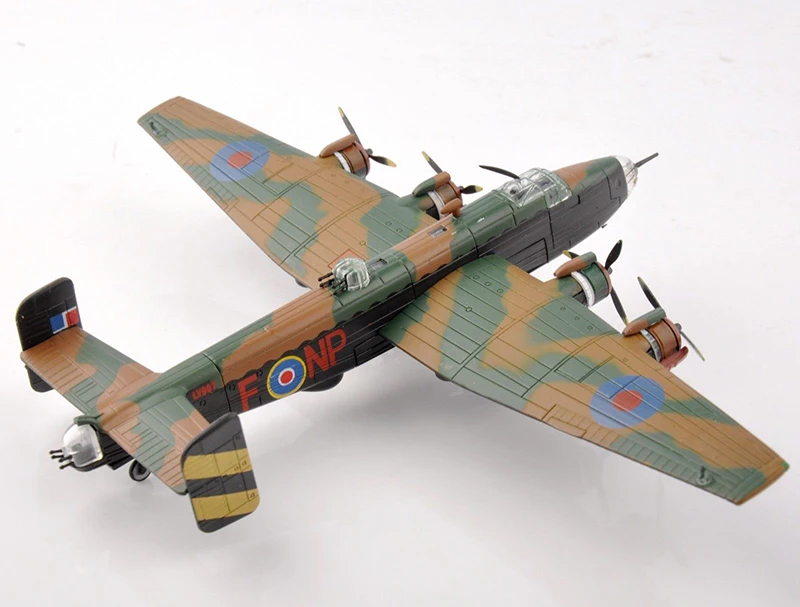 

kids toys 1:144 Diecast United Kingdom 1944 Handley Page Halifax B.Mk Military Airplane Model Collection Kids Toys for children