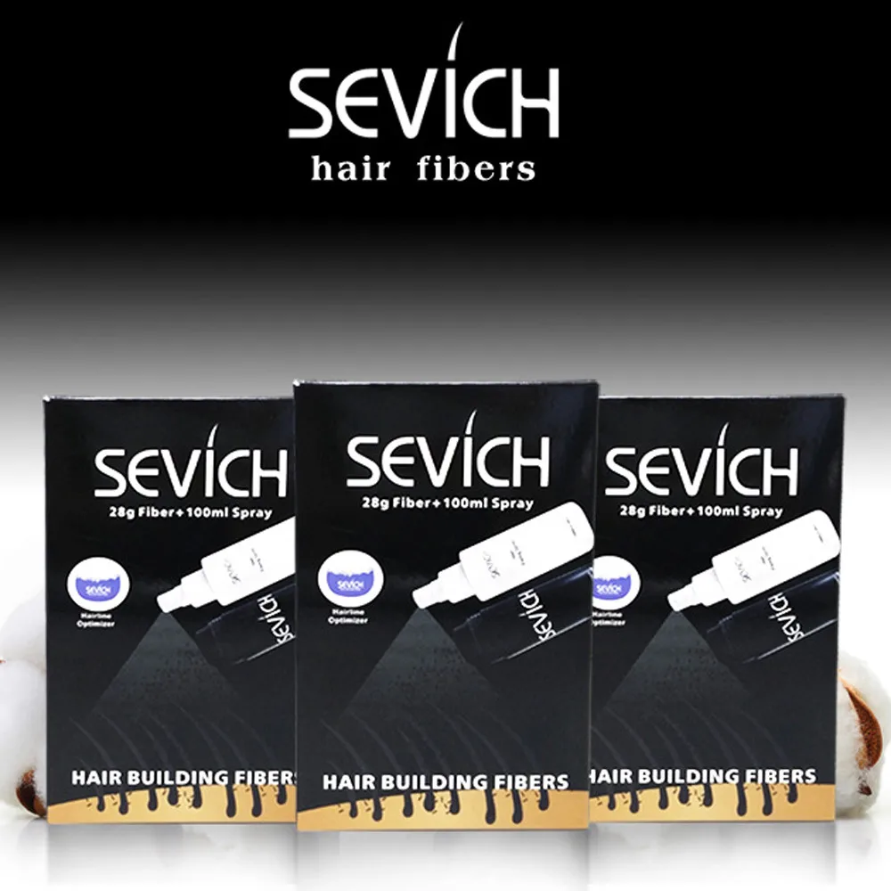 Прямая поставка Sevich Hair Fbers 25 г покрытие утонченные пакетировочные пятна
