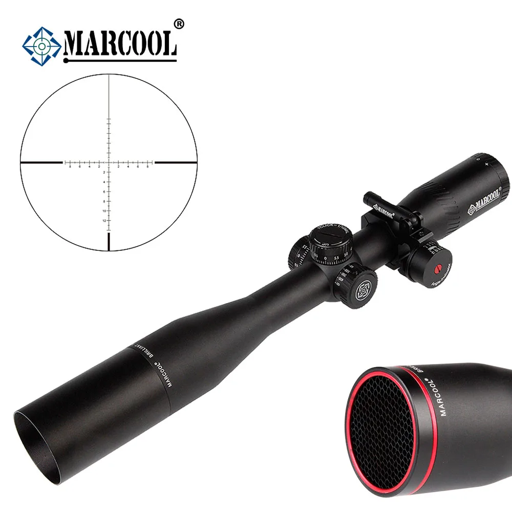 Оптический прицел MARCOOL BLT 10X44 SF оптический для охоты пневматический с кольцом