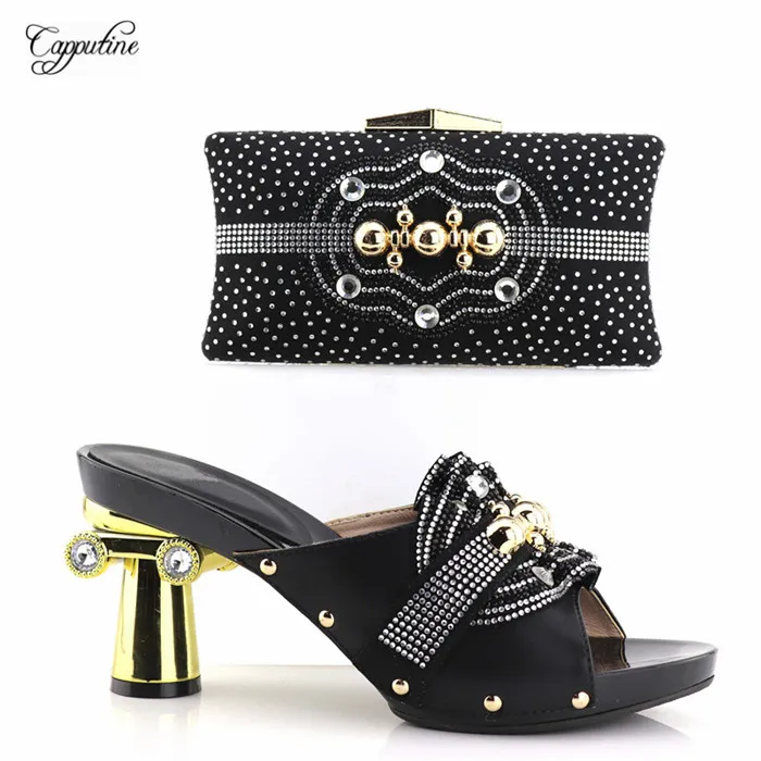Ensemble Soirée as De Haut Talon Adaptation Chaussures Main rouge Mariage lavande Fuchsia partie Sac fuchsia À 01 Sandale Noir Robe Avec Picture Pour Belle Luxe Yh2018 wqnraqx1YP