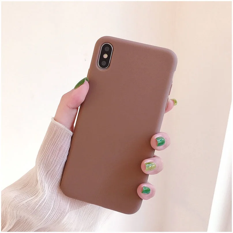 Slim Thin Candy Color Matte Skin Soft TPU Case Cover on sfor Samsung A10 A20 A30 A40 A50 M10 M20 Matcha Green Silicon Phone Capa (4)