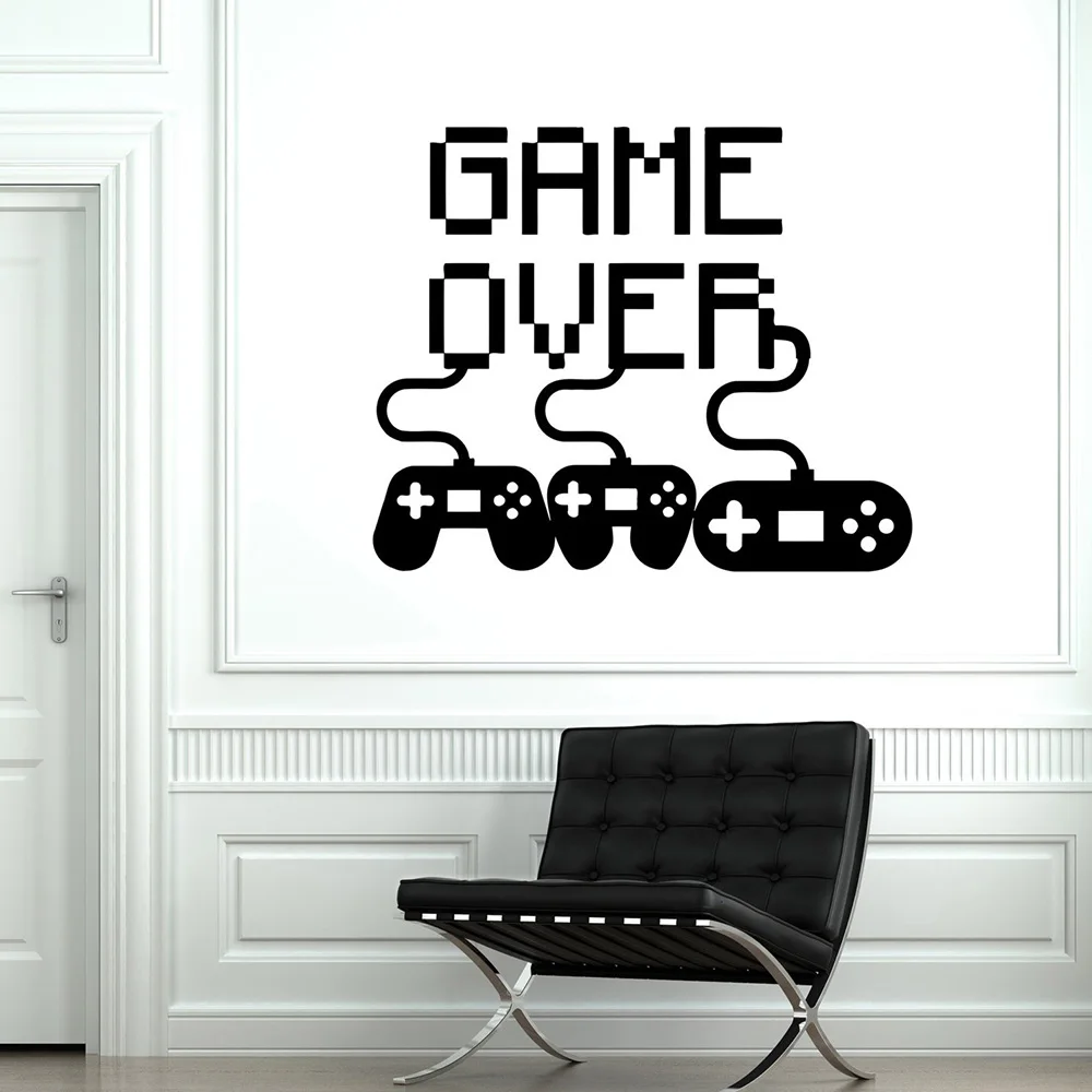 Креативные виниловые наклейки на стену в виде игры домашний декор игровой