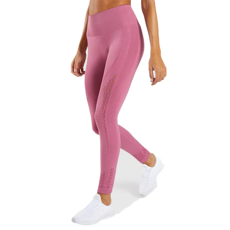 

High waist Eenrgy Seamless Leggings Women Anti-slip Fitness leggings Workout push up Jeggings Hollow breathable Gym pangts