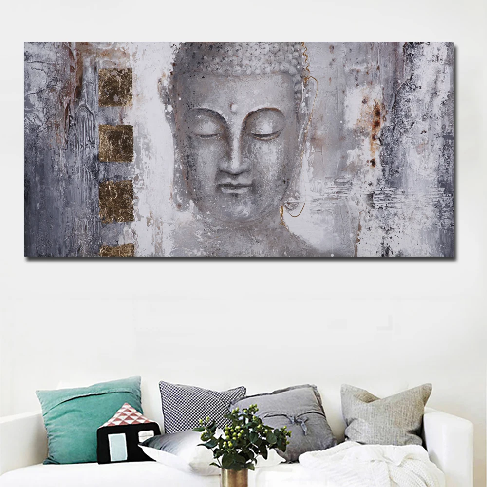 

Large Size Poster Canvas Art Abstract Art Buddha Painting Wall Art For Living Room Home Decor Modern Art print Painting No frame