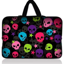 В виде красочного черепа+ номер для отслеживания 1" 15,4 15,6 дюймов чехол для ноутбука сумка чехол для ноутбука протектор