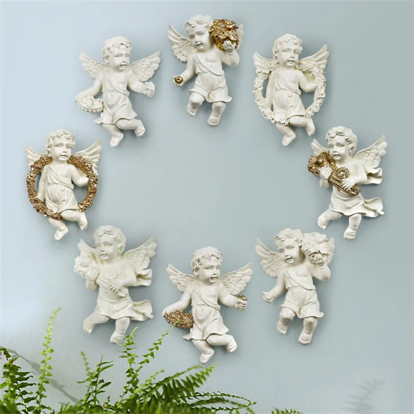 4-pcs-Resina-Home-Da-Parede-Pendurado-Anjo-Est-tuas-Estatueta-Europa-Tipo-de-Decora-o (3)