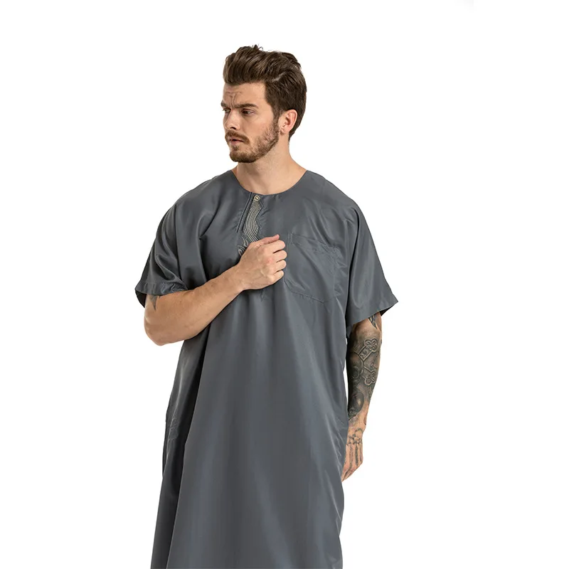 Летний модный стиль мусульманских женщин плюс размер длинный jubba tobe S-3XL