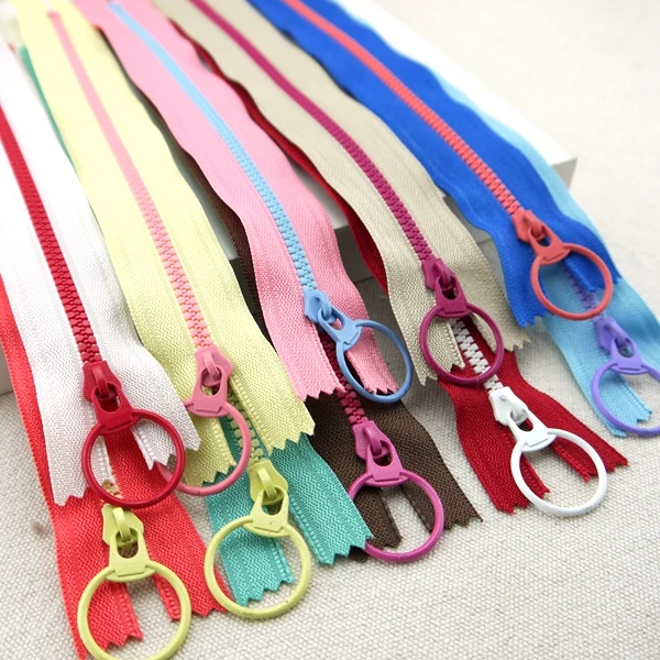 ECYC Ltd 10 Pcs #20 Super Large Resin Zipper, Huge Zippers Heavy Duty Zippers Plastic Zipper Sewing Zippers For Clothes, Jackets, Coats