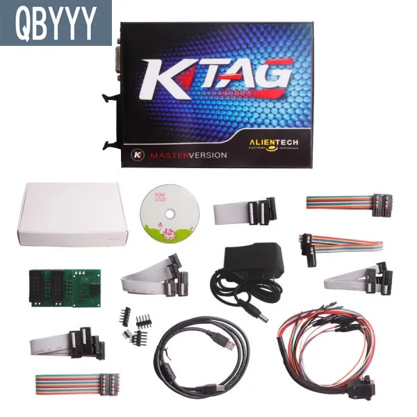 Qbyyy V2.13 V6.070 KTAG K-TAG инструмент ECU Master V2.13 K-TAG ECU аппаратное обеспечение программирования V6.070 Ktag неограниченная версия жетонов
