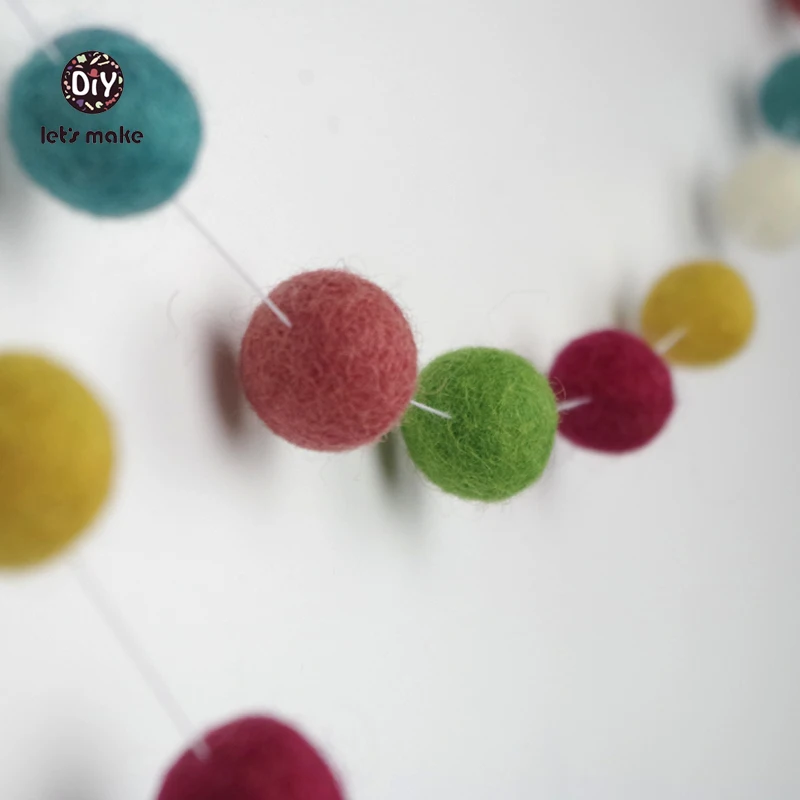 Us 9 54 15 Off Let S Make 40pc Sweet Pink Garland Nursery Decor Felt Ball Pom Bunting Baby Pastel Bedroom Beads In Us 9 54 15 Off Let S Make 40pc Sweet Pink Garland Nursery Decor Felt Ball Pom Bunting Baby Pastel Bedroom Beads In