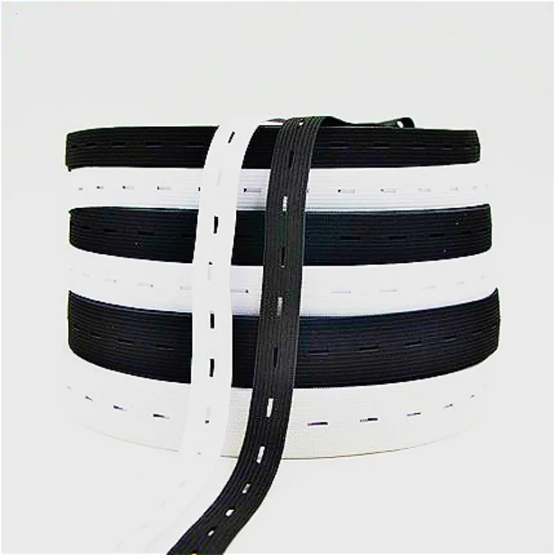

20m/lot ADJUSTABLE Elastic Cord with Button hole/20mm Adhesive Fastener Tape STICKER ROLL HOOK LOOP for Costumes Accessories DIY