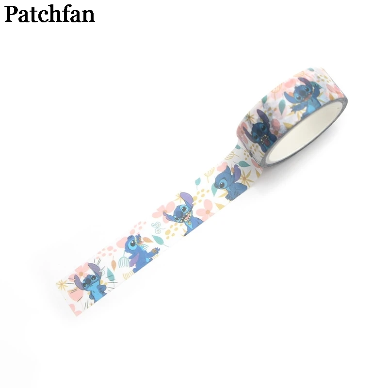 20 шт./лот Patchfan Stitch meme Косплей малыш мультфильм книга DIY Скрапбукинг клей васи маскирующая лента принт шаблон стикер A2020
