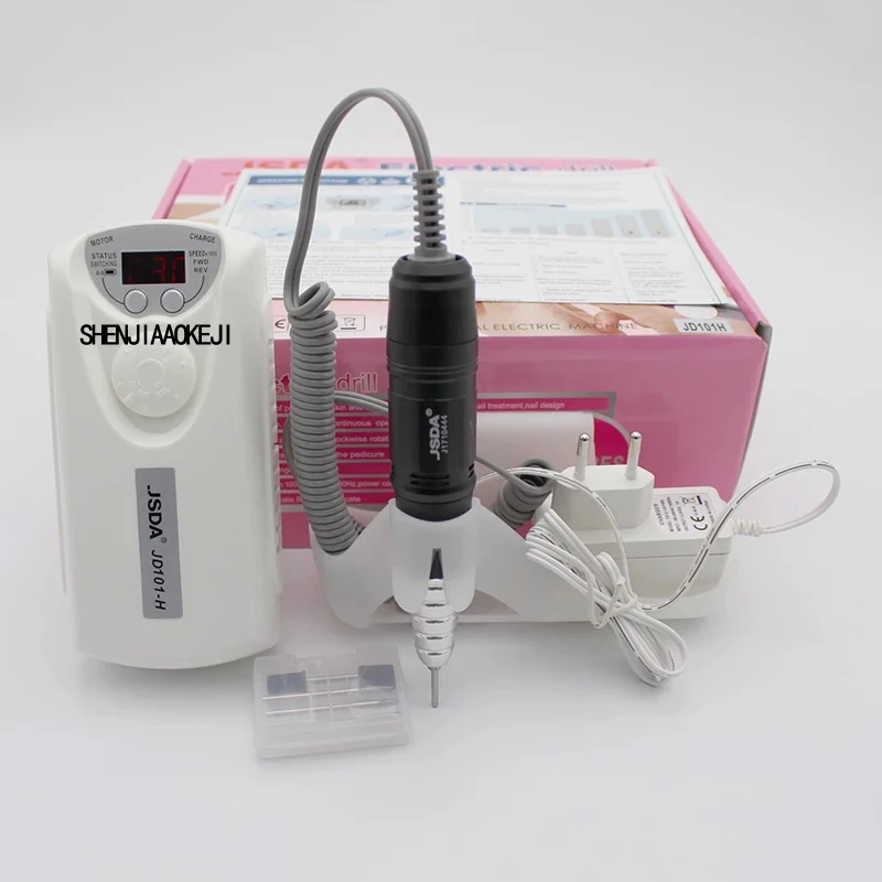 1PC 100-240V JD101H Rechargeable Electric Nail Polishing Machine Portable and Long-lasting Electric Grinding Polishing Machine