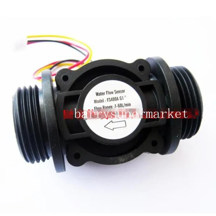 

2PCS Water Flow Sensor Switch Fuel Flow Meter Swimming Pool Water Meter Sensor Flowmeter Water Sensor Counter Indicator DN25