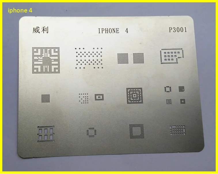 

Single iPhone4 4s 5 5c 5s 6 6p reballing jig stencil plate for nand flash+baseband+eeprom scraping steel mesh,high quality