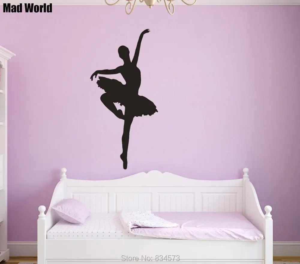 Girl Ballet Dancer Silhouette 56 115h 47 96h 37 76h 3