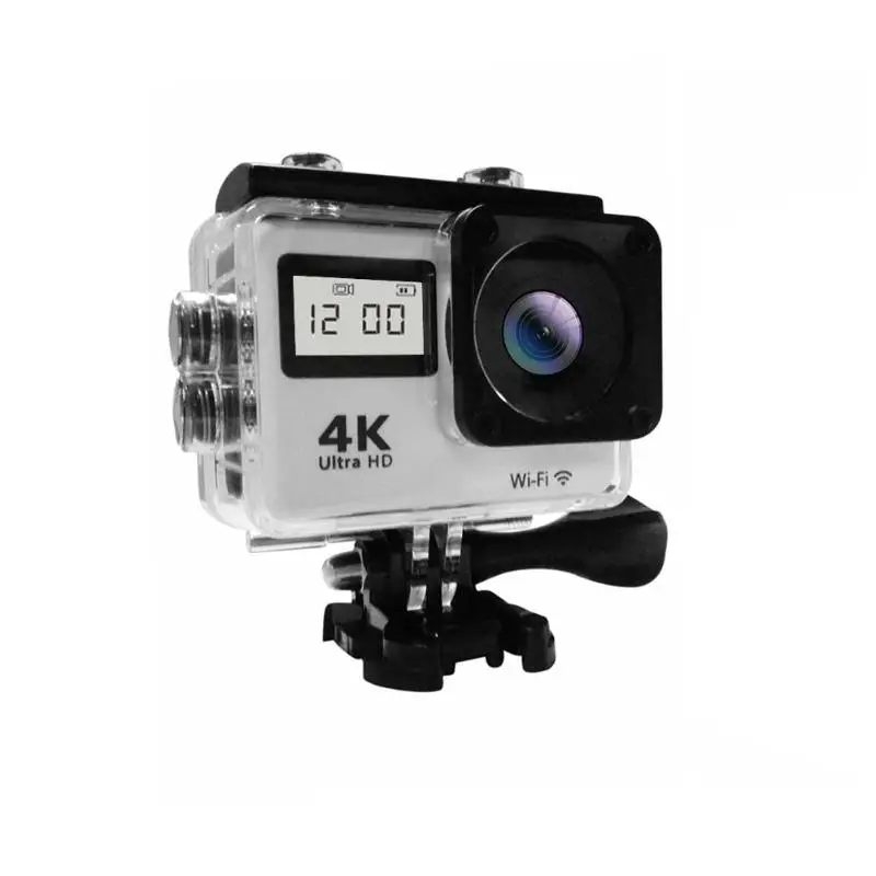 4K Экшн-камера, сенсорный экран, wifi, двойной экран, 12 МП, камера на шлем, 30 м, водонепроницаемая, DV, 170 градусов, широкоугольный объектив, Спортивная камера
