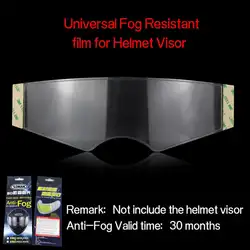 Импортированы мотоциклетный шлем Универсальный объектив Анти-туман фильм шлем линзы наклейки Анти-фог фильм